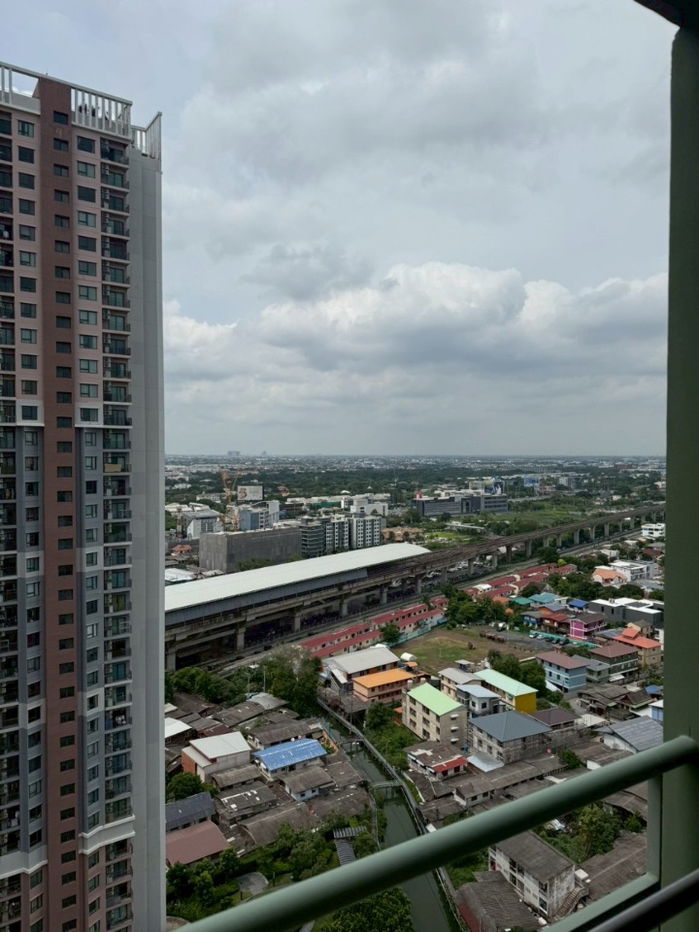 picture LPNSH371 Condo for rent, Lumpini Place Srinakarin-Hua Mak Station, 25th floor, Building B, city view, 26 sq m, 1 bedroom, 1 bathroom, 13,000 baht - 13/14