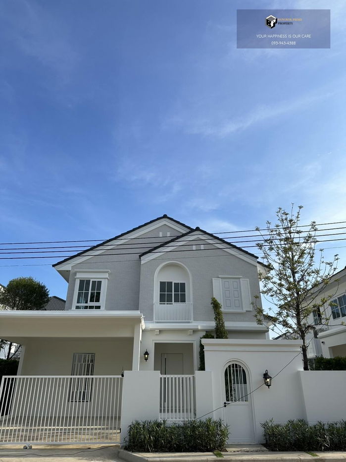 รูป Chaiyapruek Bangna km.15 | บ้านใหม่ให้เช่า เฟอร์นิเจอร์ครบ วิวสวน | #2025071810976 - รูปที่ 1/13