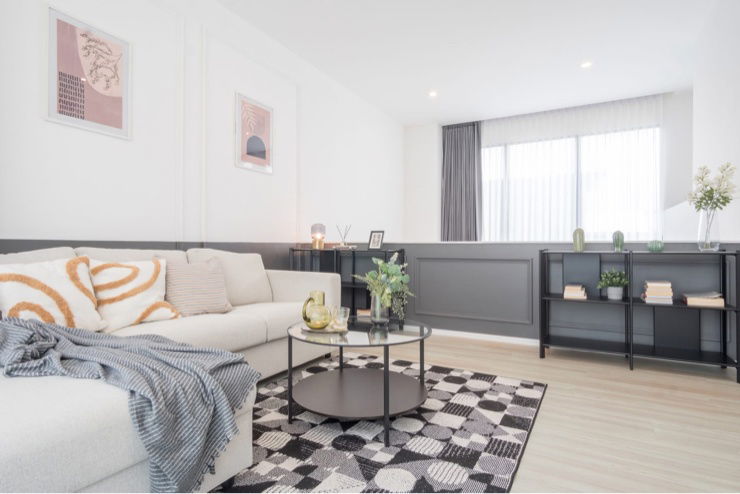 รูป 🏡 ให้เช่า Townhome หลังมุม โครงการ Nirvana Define พระราม 9 - รูปที่ 6/10