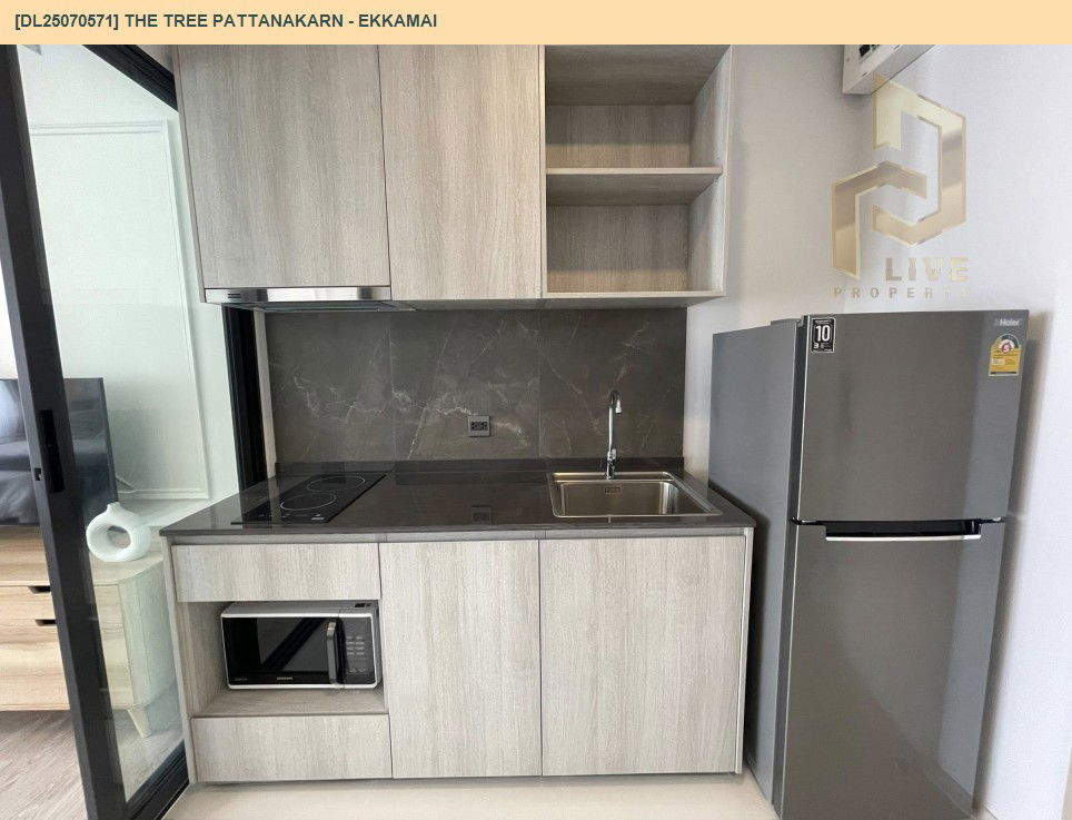 picture DL25070571 Condo for rent, The Tree Pattanakarn - Ekkamai near สายสีส้ม, ready to move in, call urgently 0656133286 LineID @655ebbvc - 11/13
