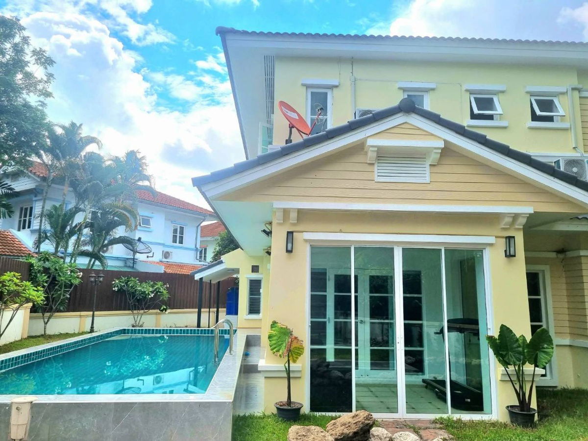 รูป ขายบ้านเดี่ยวพูลวิลล่า หมู่บ้านมัณฑนา โครงการ Land&House อ.หางดง 7 ห้องนอน 6 ห้องน้ำ พร้อมเฟอร์นิเจอร์และเครื่องใช้ไฟฟ้าครบ T.094-6511456 - รูปที่ 31/31