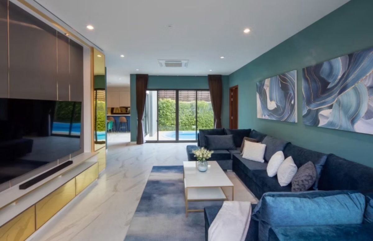 picture ✅For rent, house project privato Hang Dong, modern style house, 5 bedrooms ☎️064-792-4426 (Ben) - 13/15