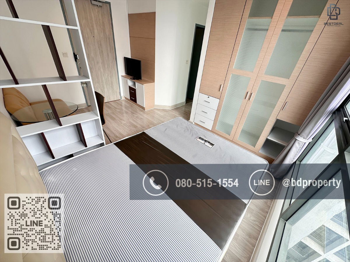 รูป Bestdeal ขายด่วน  Studio 22 sqm.ห้องสวย เฟอร์ครบ ขายเพียง 3.2 ล้านเท่านั้น  ดูลงทุนไม่ควรพลาด ใกล้MRT และ เซ็นทรัลพระราม 9 เพียง 80 ม. - รูปที่ 6/10