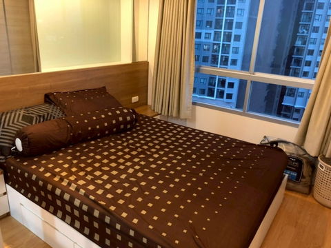 LPNSH369 Condo for rent Lumpini Place Srinakarin-Hua Mak Station, 15th floor, Building B, city view, 26 sq m., 1 bedroom, 1 bathroom, 11,000 baht