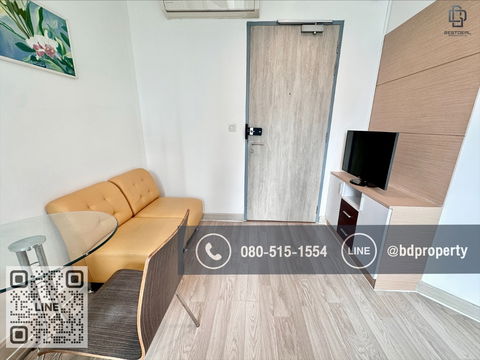 Bestdeal ขายด่วน  Studio 22 sqm.ห้องสวย เฟอร์ครบ ขายเพียง 3.2 ล้านเท่านั้น  ดูลงทุนไม่ควรพลาด ใกล้MRT และ เซ็นทรัลพระราม 9 เพียง 80 ม.