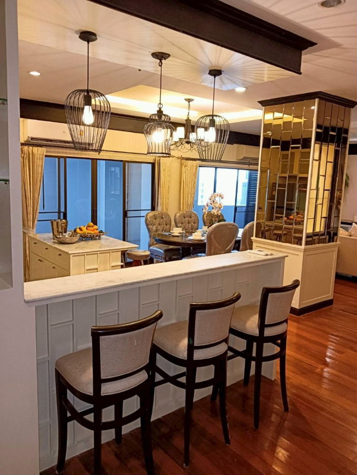 รูป Renovate ใหม่มาก พร้อมย้าย ห้องสวย หายาก ระเบียงยาวรอบ ชั้นสูง Duplex 3 นอน ให้เช่า ฟิฟตี้ ฟิฟท์ ทาวเวอร์ - รูปที่ 11/17
