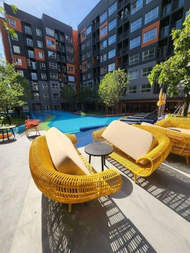 รูป ให้เช่า 9,500 Condo Plum Rangsit Fresh  เฟอร์นิเจอร์ + เครื่องใช้ไฟฟ้าครบ พร้อมอยู่ - รูปที่ 7/7