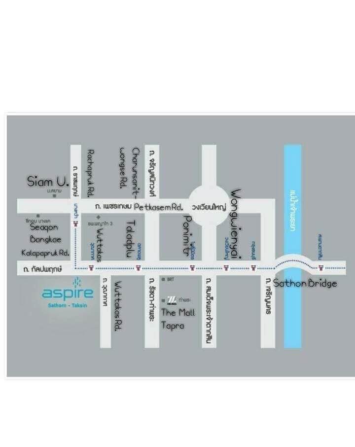 picture Aspire Sathorn-Taksin Timberzone 2 beds 1 bathroom – for rent 16,500 B - 18/19