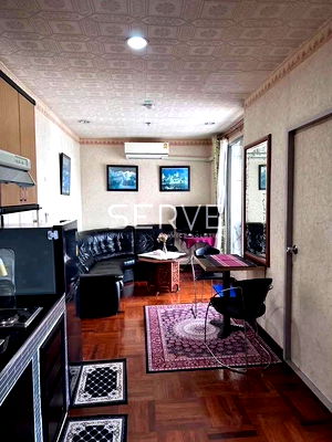 Condos for rent : 2 Beds 1 Bath Nice Room City view Good Location Close to BTS Phaya Thai 200 m.  @  Pathumwan Resort
