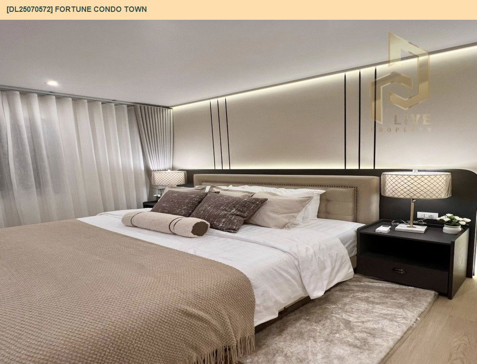 รูป DL25070572 ให้เช่าคอนโด ฟอร์จูน คอนโด ทาวน์ (Fortune Condo Town) ใกล้ - พร้อมเข้าอยู่ โทรด่วน 0638692663 LineID @534wlwof - รูปที่ 3/17
