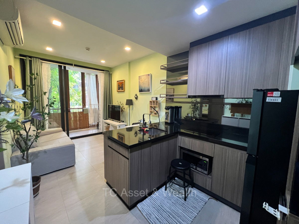 รูป 🔥ให้เช่า! Mori Haus 1 ห้องนอน 35 ตรม ชั้น 2 วิวด้านนอก เห็นต้นไม้ ร่มรื่น🔥เพียง 𝟏𝟖,𝟎𝟎𝟎 บาท/เดือน! - รูปที่ 2/17