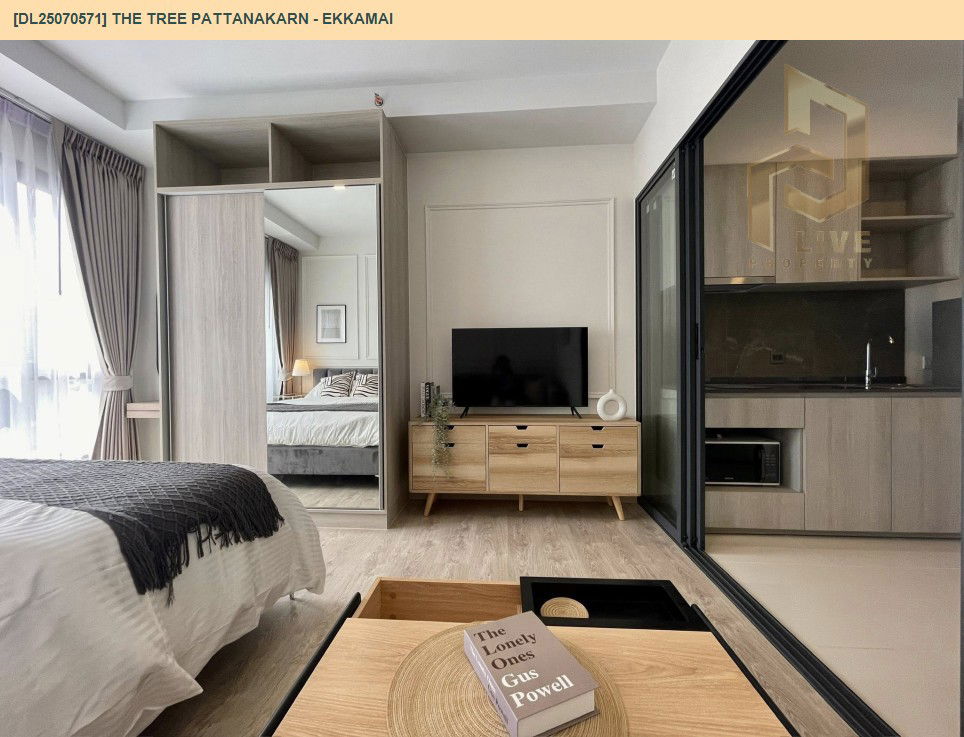 picture DL25070571 Condo for rent, The Tree Pattanakarn - Ekkamai near สายสีส้ม, ready to move in, call urgently 0656133286 LineID @655ebbvc - 5/13