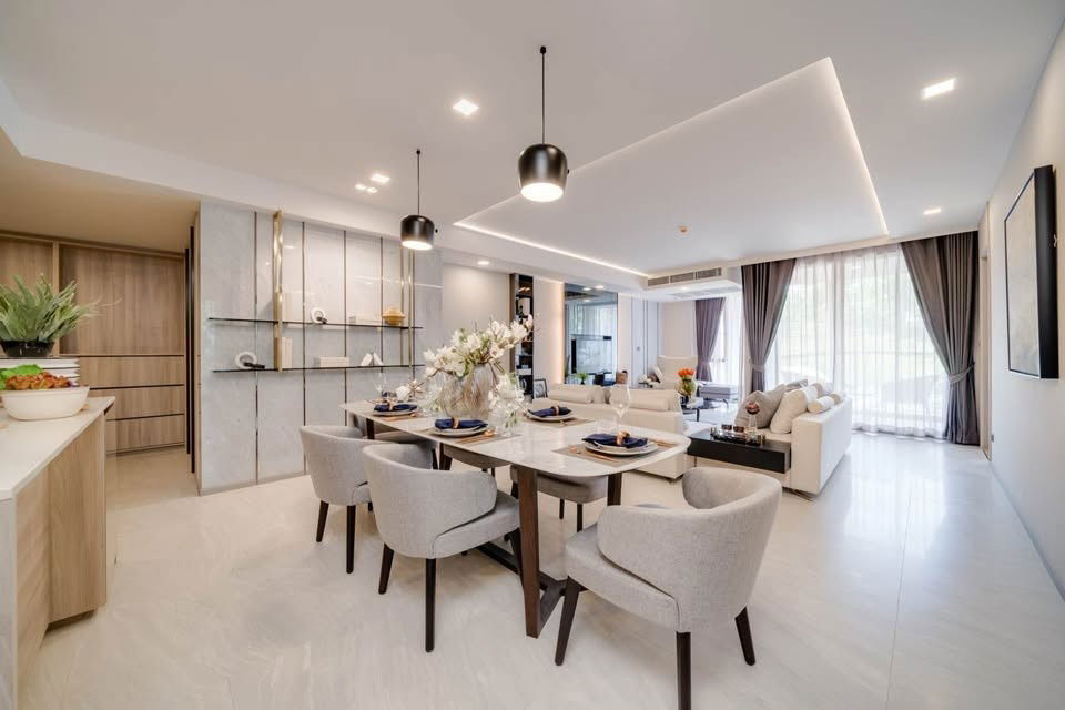 picture Condo for rent, 3 bedrooms, beautifully decorated, fully furnished, Fynn Sukhumvit 31 - 7/24