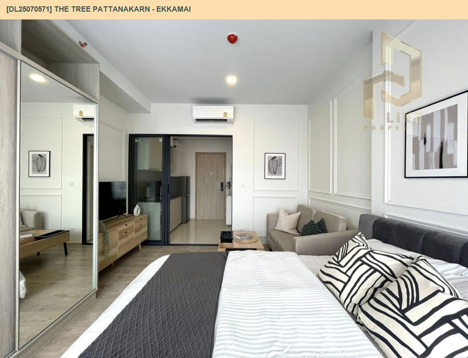 picture DL25070571 Condo for rent, The Tree Pattanakarn - Ekkamai near สายสีส้ม, ready to move in, call urgently 0656133286 LineID @655ebbvc - 4/13