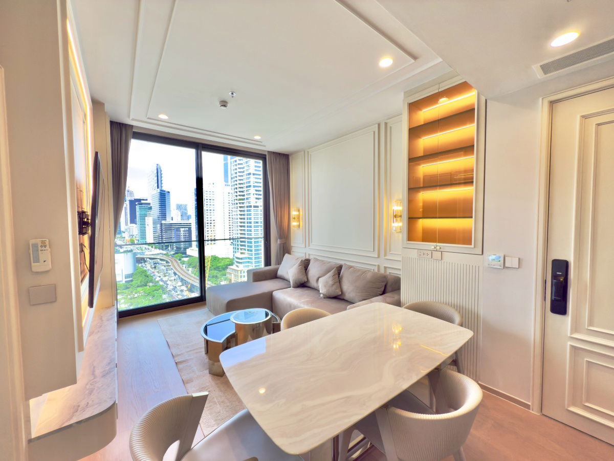 รูป  ขายคอนโด Super Luxury ANIL Sathorn 12 | ชั้นสูง วิวสวย ไม่บล็อค 🚇 0 เมตรถึง BTS เซนต์หลุยส์** - รูปที่ 14/16