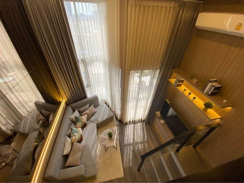 🔐#OL2311_018 🔐ว่างพร้อมอยู่ 🗓️ (37 𝐬𝐪𝐦. duplex1𝐛𝐞𝐝, 𝟏𝐛𝐚𝐭𝐡 ) 𝐊𝐧𝐢𝐠𝐡𝐭𝐬𝐛𝐫𝐢𝐝𝐠𝐞 𝐒𝐩𝐚𝐜𝐞 𝐑𝐚𝐭𝐜𝐡𝐚𝐲𝐨𝐭𝐡𝐢𝐧