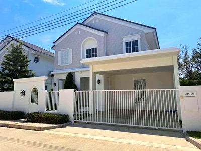 บ้านเดี่ยวให้เช่า : ให้เช่าบ้านเดี่ยวใหม่ ตกแต่งพร้อมอยู่ โครงการชัยพฤกษ์ กม.15