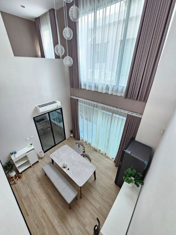 picture WS1475 🏡 [For rent] New 4-storey house, corner house, luxury project Nirvana Define Srinakarin-Rama 9, only 75,000 baht/month - 2/13