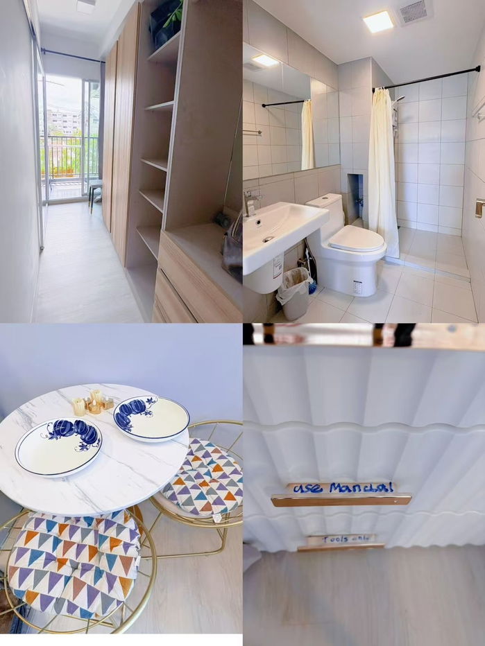 รูป ให้เช่าคอนโด Plum Condo สุขุมวิท 62 คอนโดแต่งครบพร้อมเข้าอยู่ใกล้BTSบางจากเพียง550เมตรเท่านั้น!! - รูปที่ 2/3