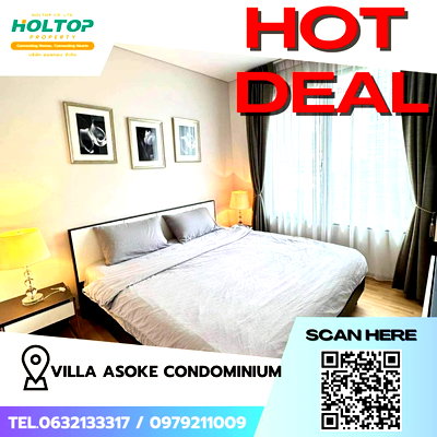 คอนโดให้เช่า : #Z1478 ให้เช่า Villa Asoke Condominium
