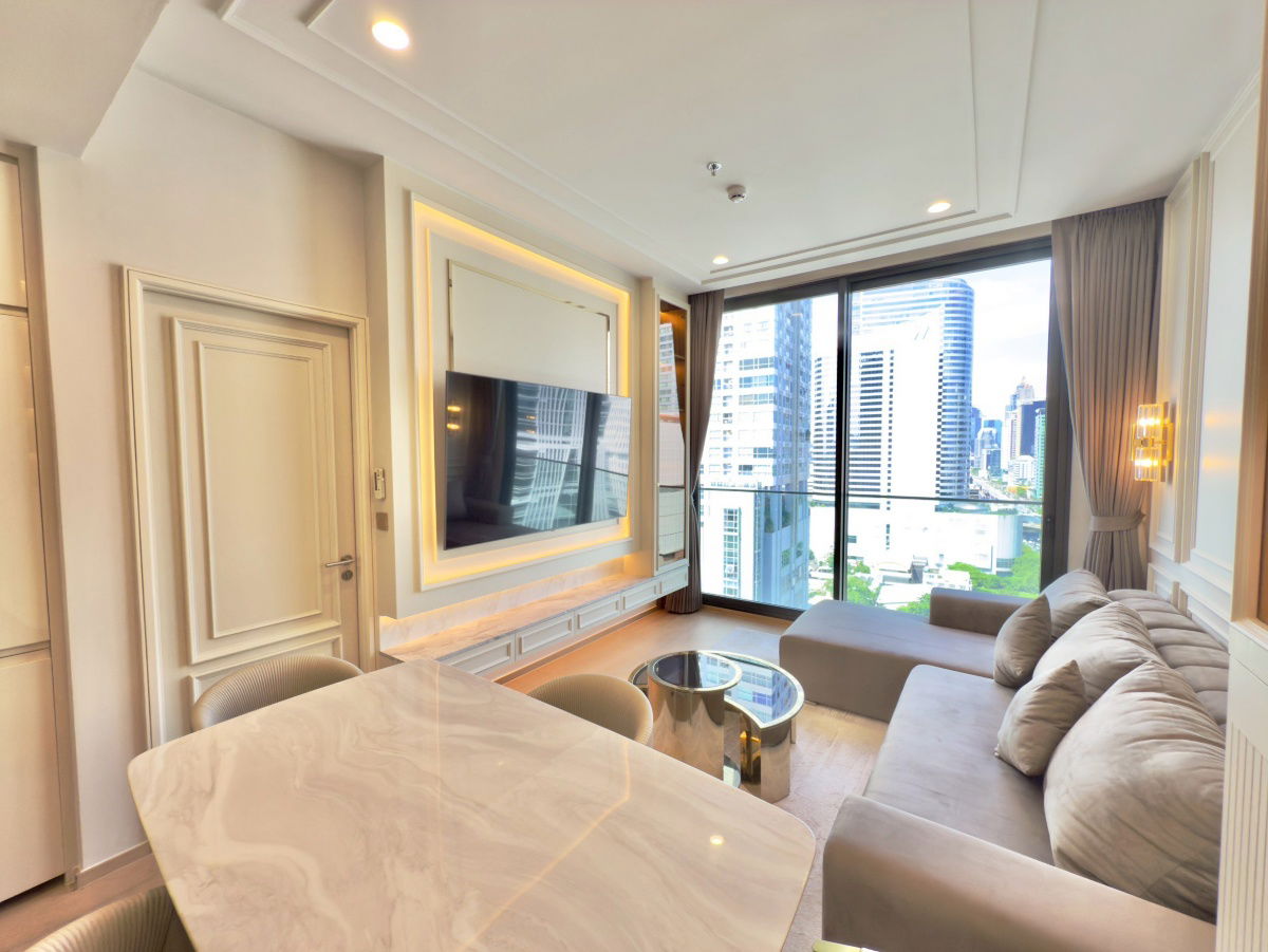 รูป  ขายคอนโด Super Luxury ANIL Sathorn 12 | ชั้นสูง วิวสวย ไม่บล็อค 🚇 0 เมตรถึง BTS เซนต์หลุยส์** - รูปที่ 15/16
