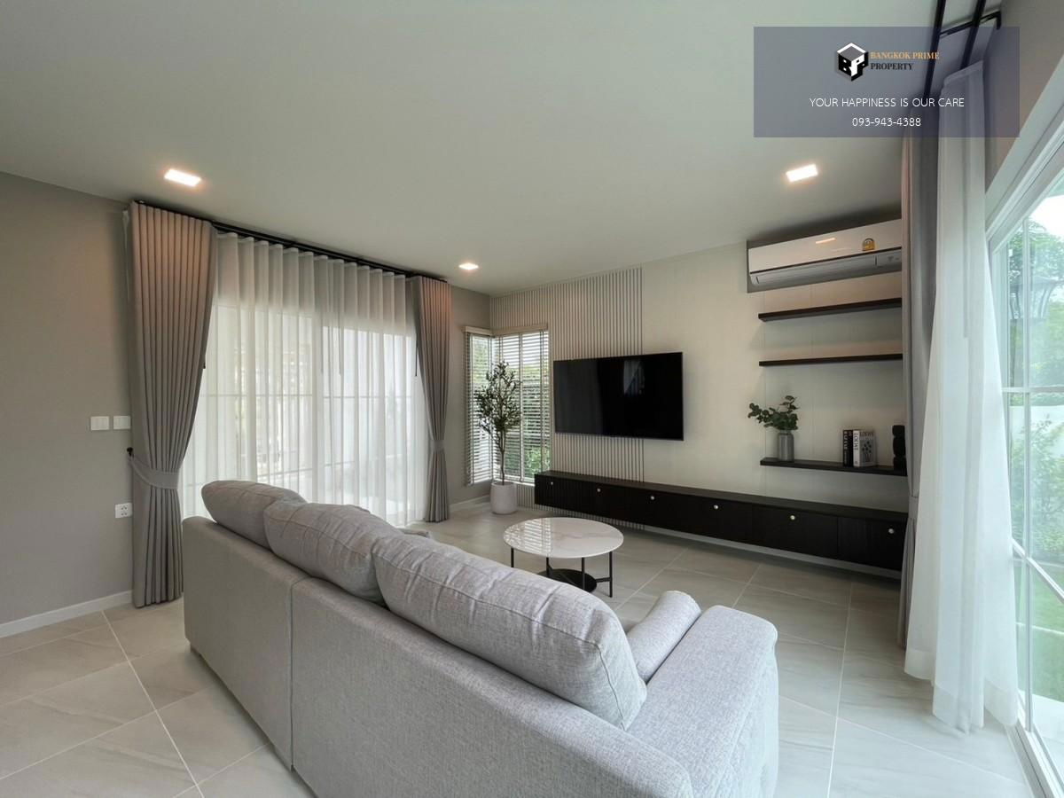 รูป Chaiyapruek Bangna km.15 | บ้านใหม่ให้เช่า เฟอร์นิเจอร์ครบ วิวสวน | #2025071810976 - รูปที่ 4/13