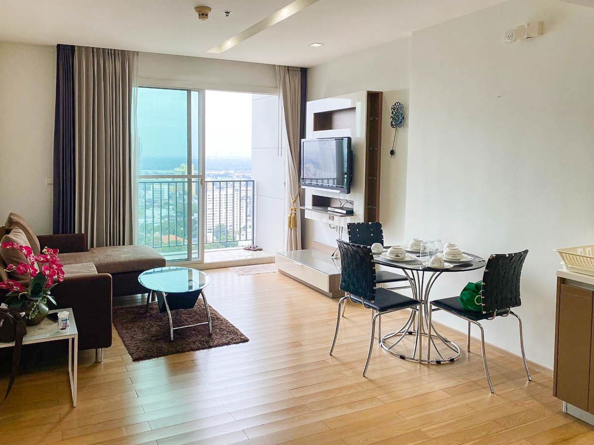 รูป ให้เช่า คอนโด Siri At Sukhumvit แบบ 2 ห้องนอน 69 ตรม เฟอร์นิเจอร์ เครื่องใช้ไฟฟ้าครบ มีอ่างอาบน้ำ ใกล้ BTS ทองหล่อ เอกมัย พร้อมพงษ์ : YA25R-011 - รูปที่ 1/12