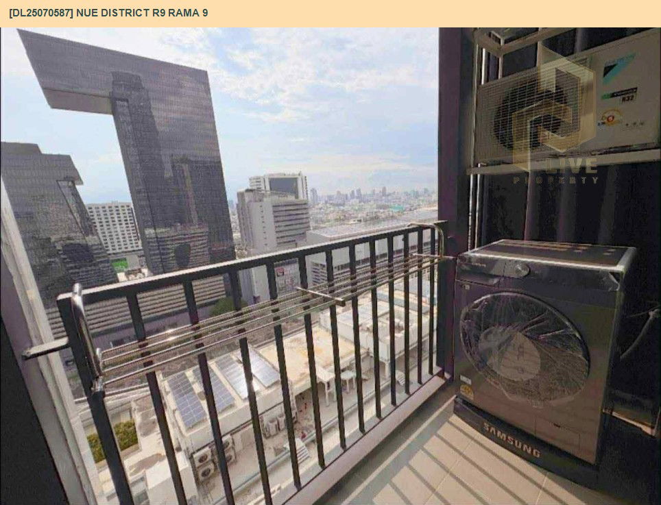 รูป DL25070587 ให้เช่าคอนโด นิว ดิสทริค อาร์ไนน์ พระราม 9 (Nue District R9 Rama 9) ใกล้ - พร้อมเข้าอยู่ โทรด่วน 0638692663 LineID @655ebbvc - รูปที่ 8/8