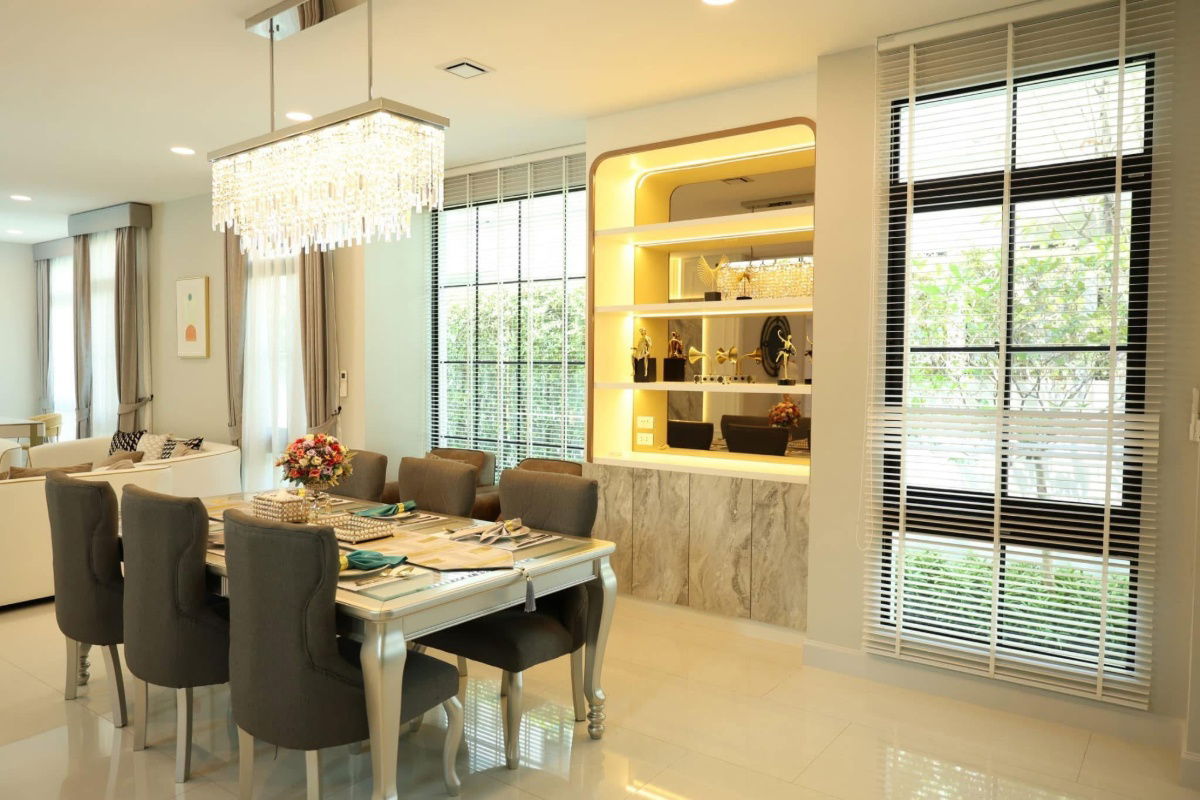 รูป P0055 ให้เช่าบ้านสวยหรูที่โครงการ!  Nantawan Rama 9 - New Krungthepkreetha - รูปที่ 2/19