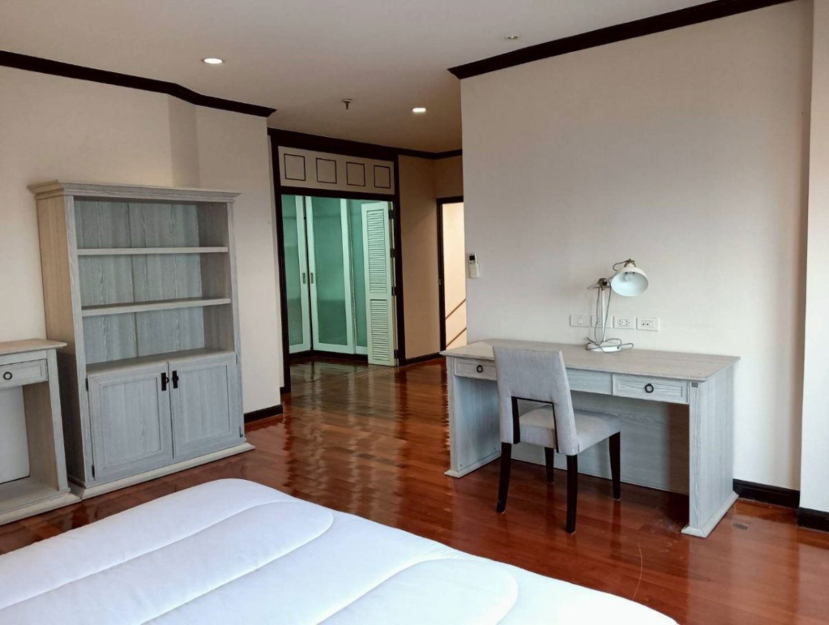 รูป Renovate ใหม่มาก พร้อมย้าย ห้องสวย หายาก ระเบียงยาวรอบ ชั้นสูง Duplex 3 นอน ให้เช่า ฟิฟตี้ ฟิฟท์ ทาวเวอร์ - รูปที่ 8/17