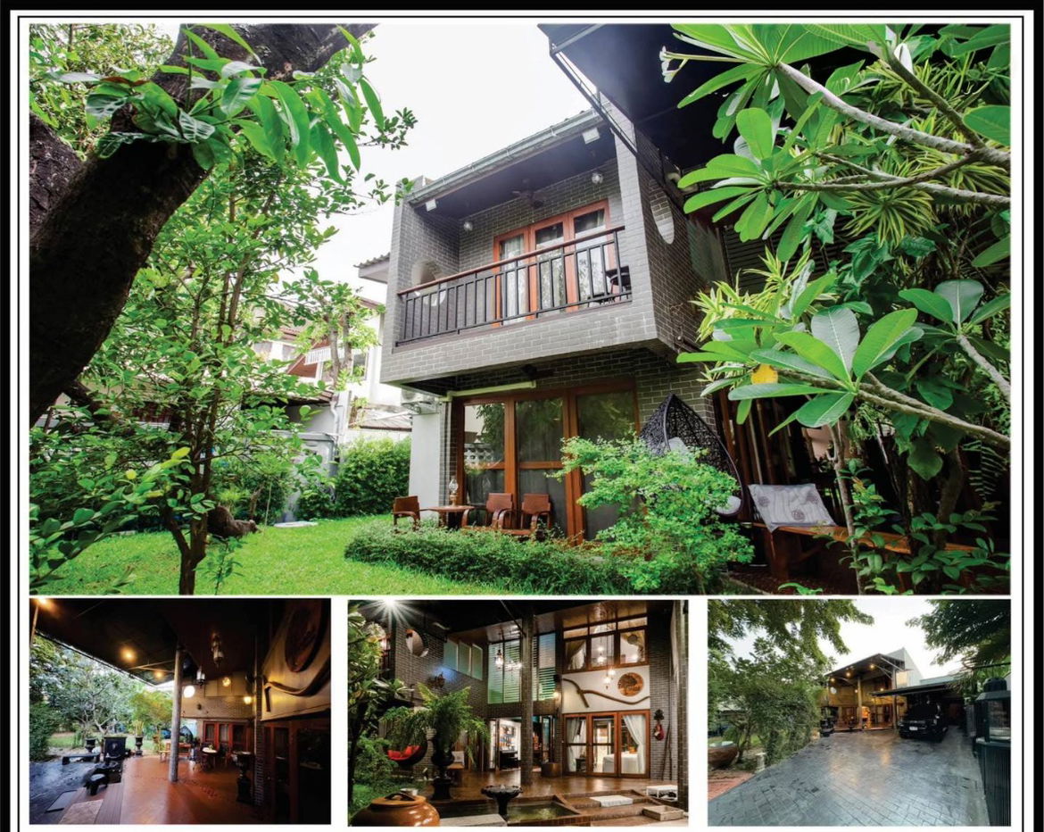 รูป ขายบ้านเดี่ยวสุขุมวิท58 บางจาก ที่ดินพร้อมบ้านในสวนร่มรื่น 170ตร.ว 6ห้องนอน ใกล้ BTSบางจาก อ่อนนุช บ้านสวยหลังใหญ่ Sukhumvit Detached House 0879074045 - รูปที่ 2/5