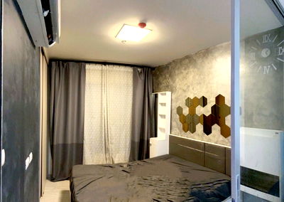 Condos for rent MRT Nonthaburi Civic Center : 📍 Condo for rent, Aspire Rattanathibet 2🚆 Near MRT Bang Krasor, just 5 minutes walk (only 500 m.)