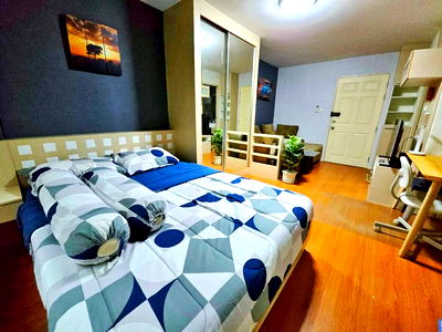 เช่าคอนโด ม.ศรีปทุม : 🏠RB19249 ให้เช่าถูกมาก📢ลุมพินี คอนโดทาวน์ รามอินทรา - หลักสี่👉🏻แอดไลน์ @062mnigk( มี @ ด้วย) แอดมินตอบไว