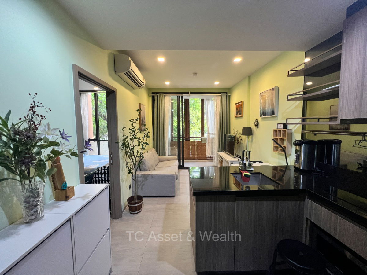 รูป 🔥ให้เช่า! Mori Haus 1 ห้องนอน 35 ตรม ชั้น 2 วิวด้านนอก เห็นต้นไม้ ร่มรื่น🔥เพียง 𝟏𝟖,𝟎𝟎𝟎 บาท/เดือน! - รูปที่ 1/17