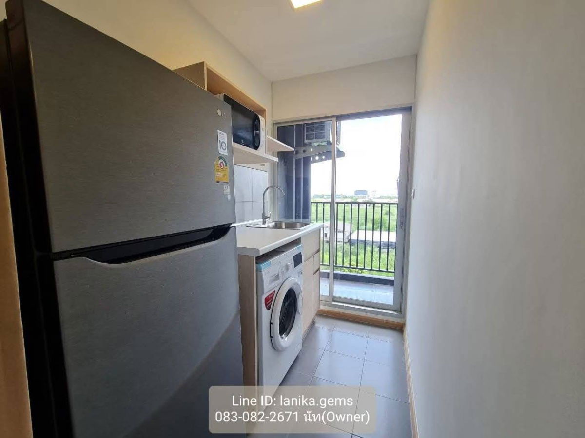 รูป ให้เช่า 9,500 Condo Plum Rangsit Fresh  เฟอร์นิเจอร์ + เครื่องใช้ไฟฟ้าครบ พร้อมอยู่ - รูปที่ 4/7