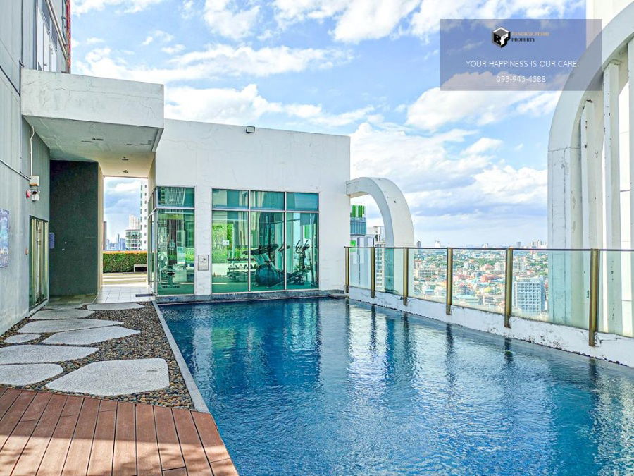 picture Aspire Sukhumvit 48 | Urgent sale, empty room, the other side of the room is not attached to anyone, the view is not blocked #2025071810992 - 8/8