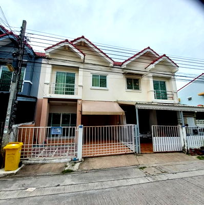 เช่าทาวน์โฮม นิคมบางปู(เหนือ) : R2539 ให้เช่าทาวน์เฮ้าส์ 2 ชั้น หมู่บ้านสุวรรณ สุวรรณภูมิ (ว่างค่ะ) ติดรั้วโรงเรียนสารสาสน์วิเทศสุวรรณภูมิ
