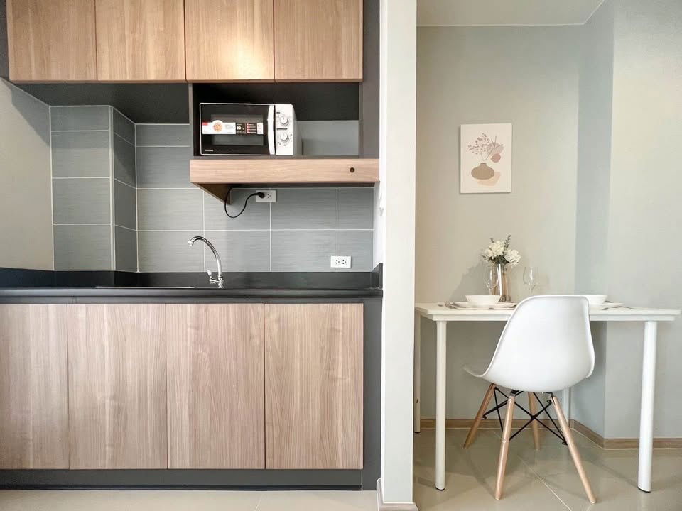 picture 🔥 For rent 🏨 Rich Park@Chao Phraya near MRT🚇 Sai Ma 💸 Price 10,000 baht/month 🏦 Near Nonthaburi Government Center - 4/7