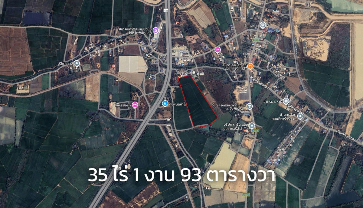 picture Urgent sale, land in prime location. Beautiful plot of land with a bright future, special price, Phitsanulok Province. - 6/6