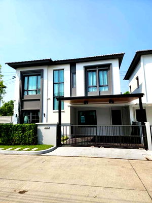 เช่าบ้านเดี่ยว สมุทรปราการ : P0075 ปล่อยเช่าบ้านราคาดี! GRANDE PLENO สุขุมวิท-บางนา บ้านสไตล์ยุโรป
