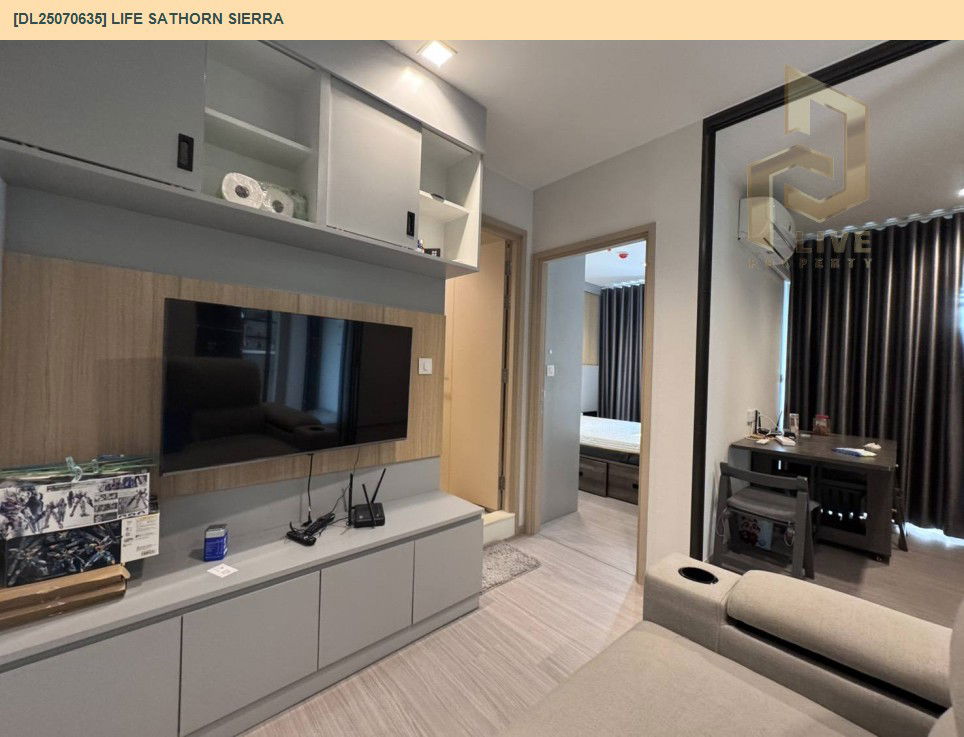 รูป DL25070635 ให้เช่าคอนโด ไลฟ์ สาทร เซียร์รา (Life Sathorn Sierra) ใกล้ BTS ตลาดพลู พร้อมเข้าอยู่ โทรด่วน 0638692663 LineID @655ebbvc - รูปที่ 10/10