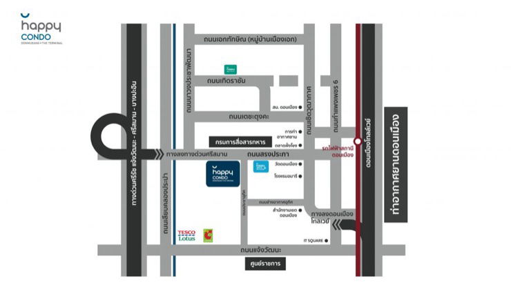 รูป 💥 Hot Deal! ให้เช่า Happy Condo ดอนเมือง The Terminal ใกล้สนามบิน เฟอร์ครบ พร้อมอยู่ - รูปที่ 18/18