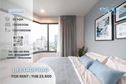 ให้เช่าคอนโดใหม่ Life Ladprao ติด BTS ห้างเพียบ เดินทางง่ายสุดในย่าน!