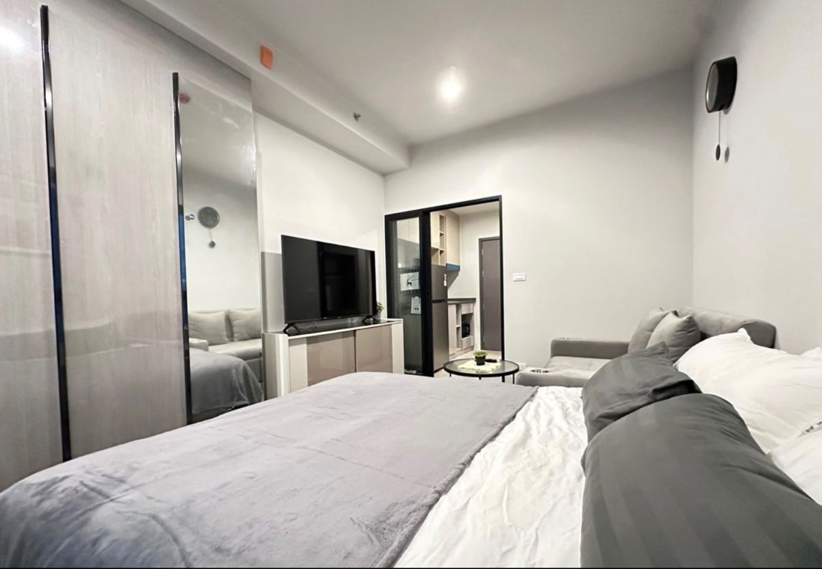 picture Renting Ideo Ramkhamhaeng - Lamsalee Station, beautiful, close to MRT, Lam Sali intersection. Interested in Atline.@841qqlnr - 4/5