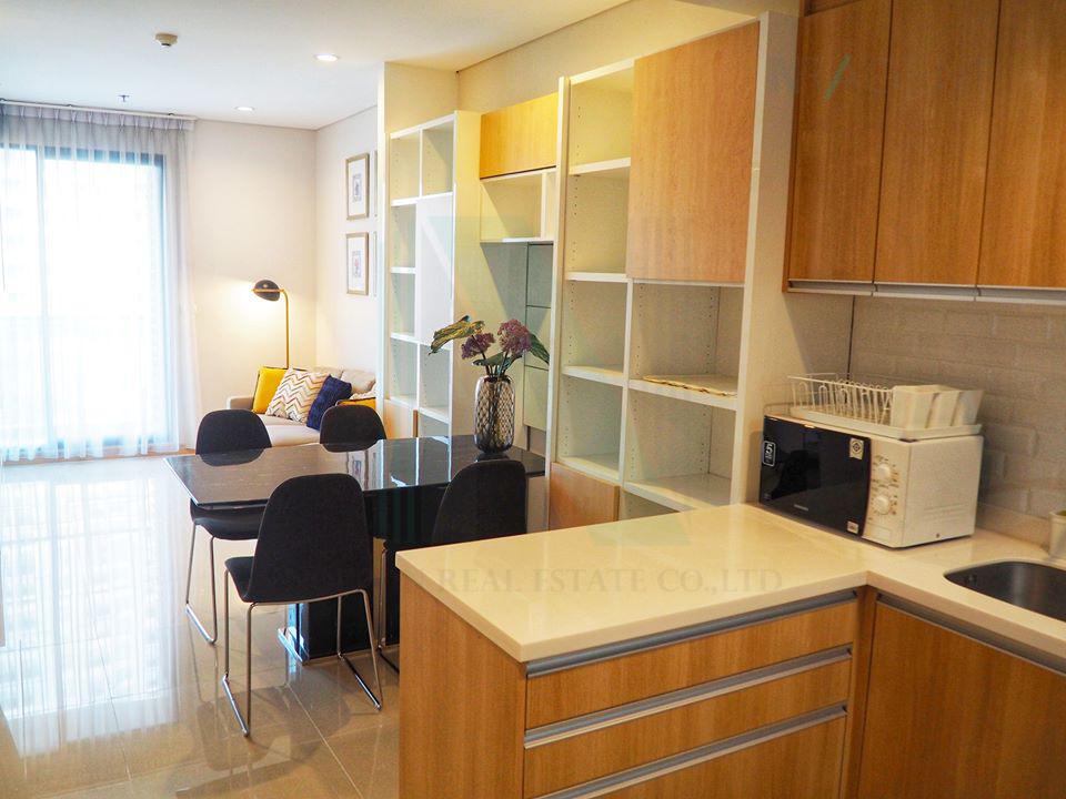 picture For rent Villa Asoke 1 bedroom 7th floor near MRT Phetchaburi. - 5/8