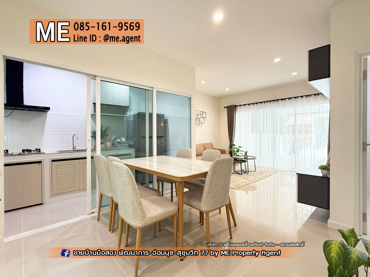 picture Sale New Renovated townhome, Villette City Pattanakarn 38, Fully furnished, Near Ekkamai, Thonglor, Sukhumvit, Tel 064-954-9619 (TC51-24) - 6/28