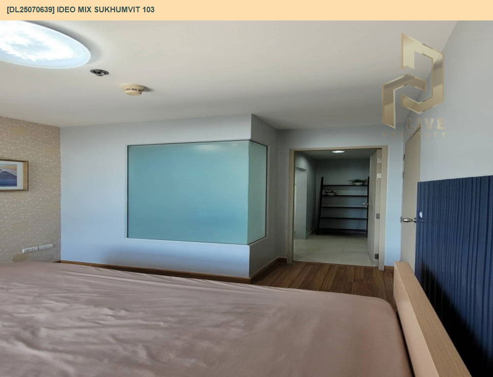 picture DL25070639 Condo for rent, IDEO Mix Sukhumvit 103 near BTS Udom Suk, ready to move in, call urgently 0656133286 LineID @534wlwof - 4/10