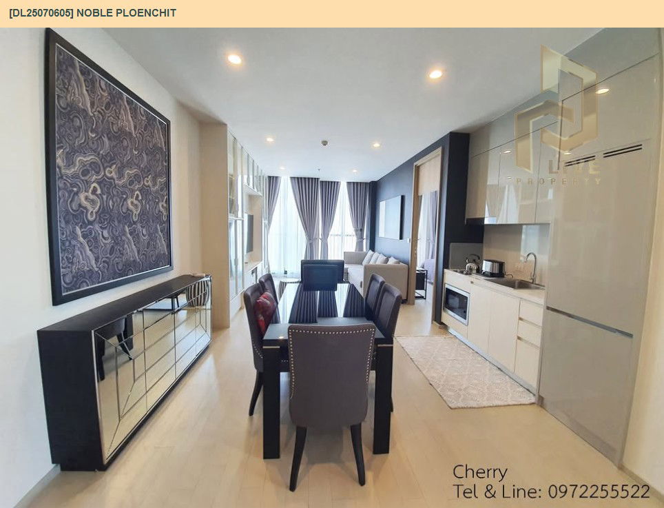 picture MDL25070605 Condo for rent, Noble Ploenchit near BTS Ploen Chit, ready to move in, call urgently 0656133286 LineID @655ebbvc - 2/10