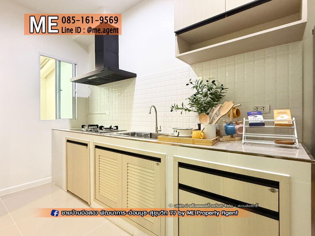 picture Sale New Renovated townhome, Villette City Pattanakarn 38, Fully furnished, Near Ekkamai, Thonglor, Sukhumvit, Tel 064-954-9619 (TC51-24) - 8/28