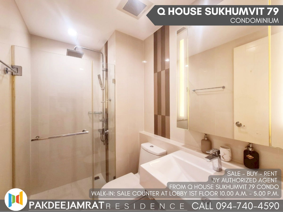 รูป 🅵🅾️🆁 🆁🅴🅽🆃 𝗤 𝗛𝗼𝘂𝘀𝗲 𝗦𝘂𝗸𝗵𝘂𝗺𝘃𝗶𝘁 𝟳𝟵 1 ห้องนอน 1 ห้องน้ำ  ขนาด 26 ตร.ม. 20,000 บาท / เดือน - รูปที่ 5/11
